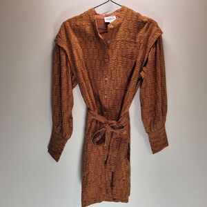 Frnch paris Kiara Ochre dress size medium